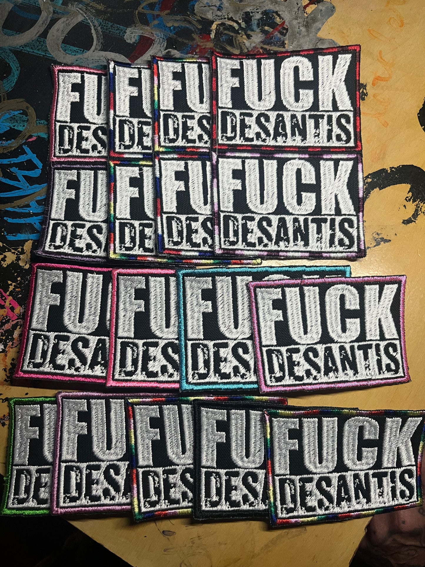 Fvck desantis patch.