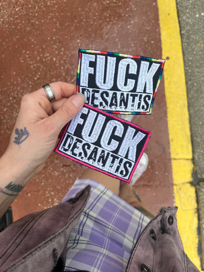 Fvck desantis patch.