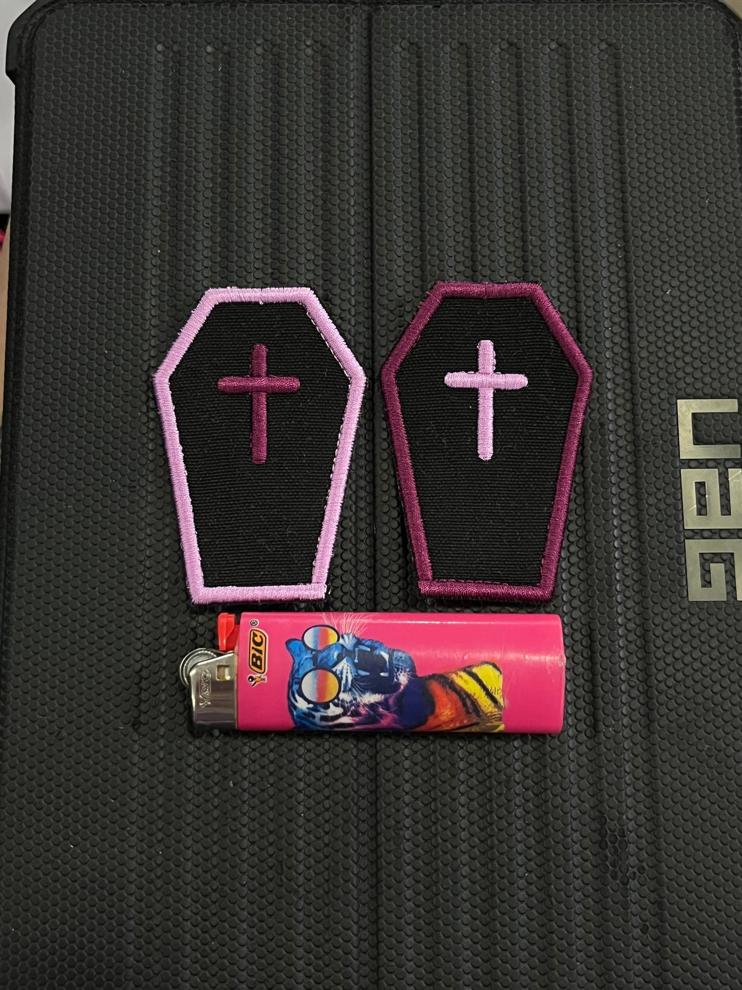 Mini cross coffin x2