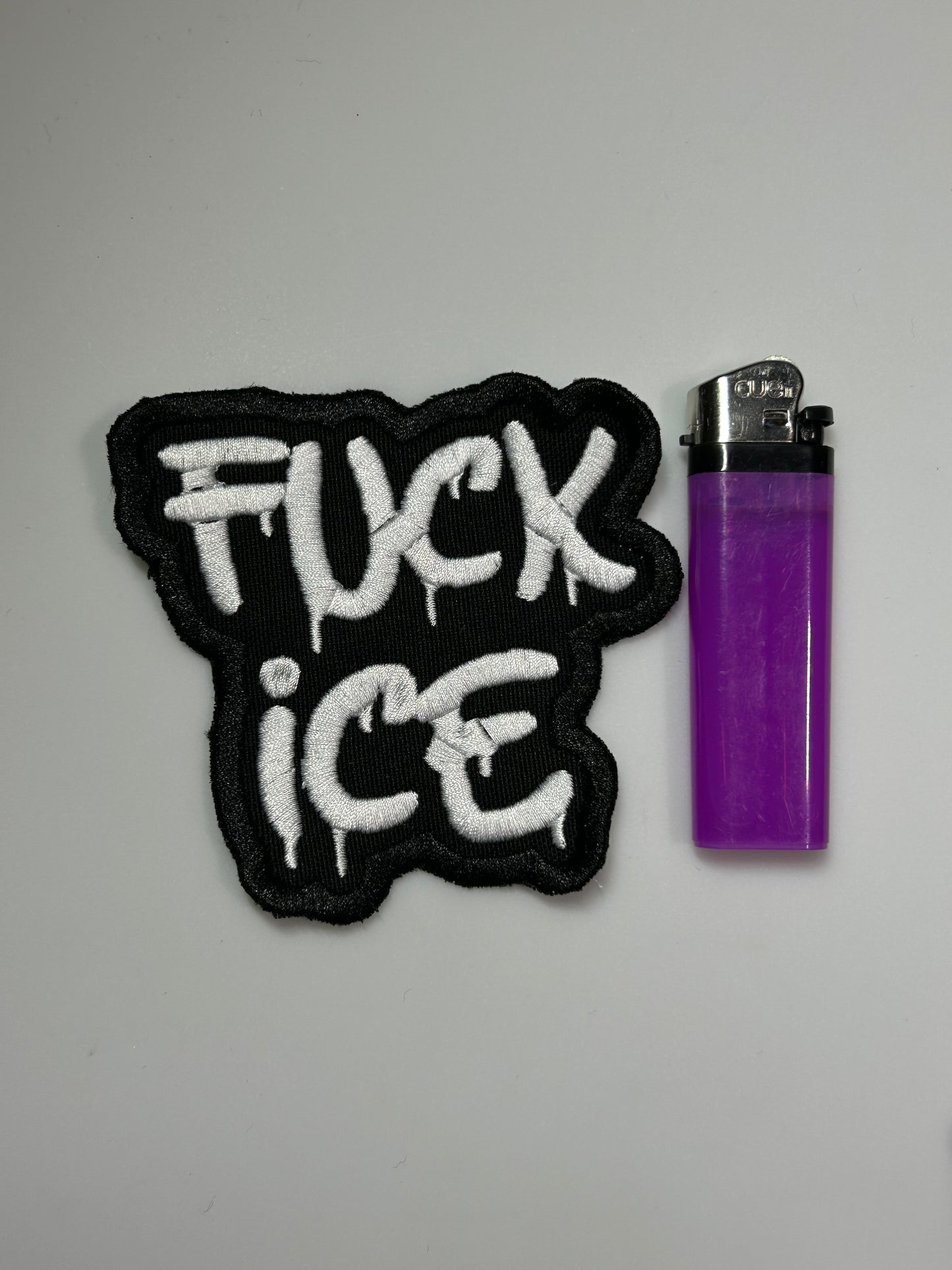 Fuck ice drip shaped border