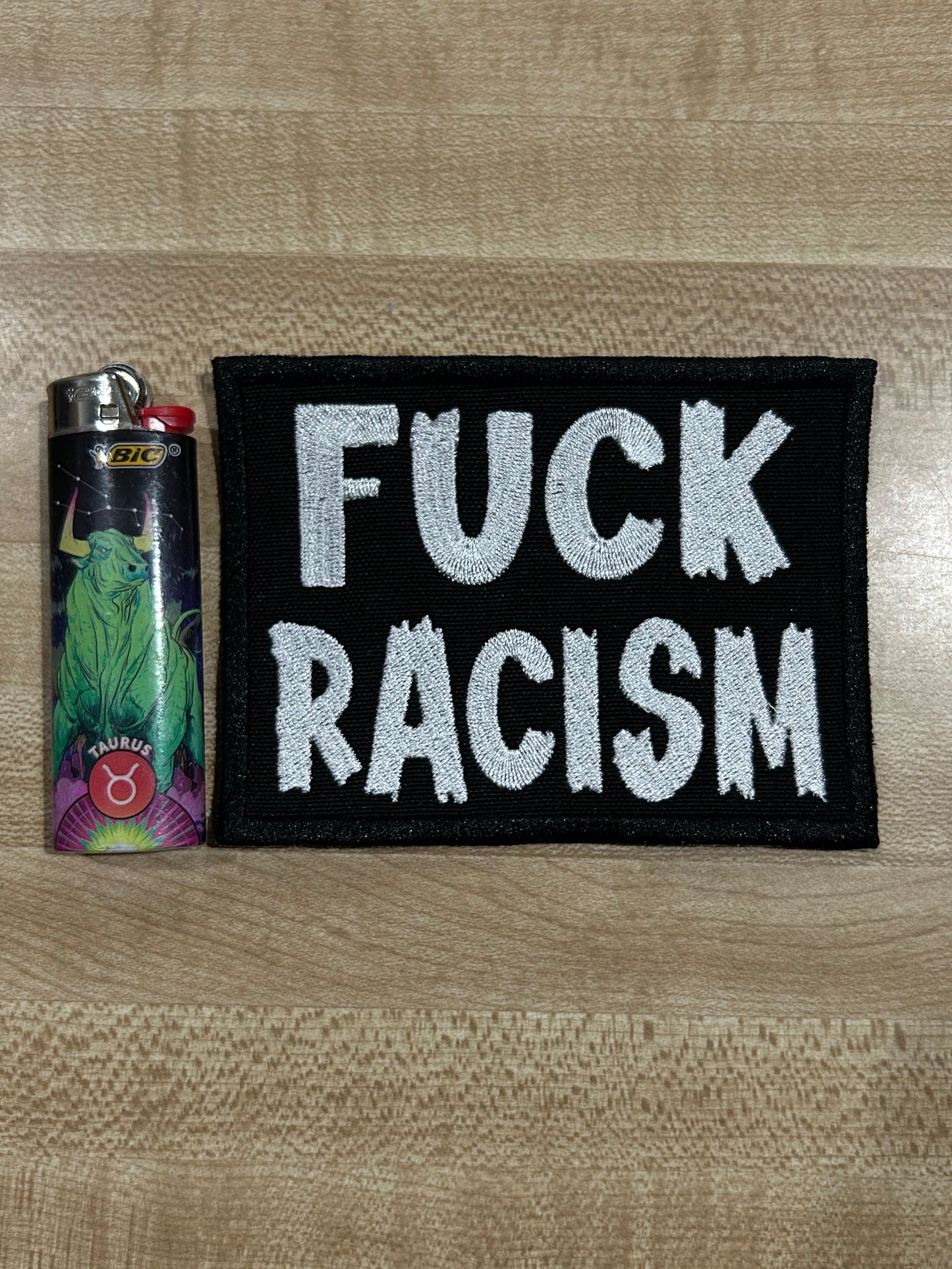 Fuck Racism bold squared